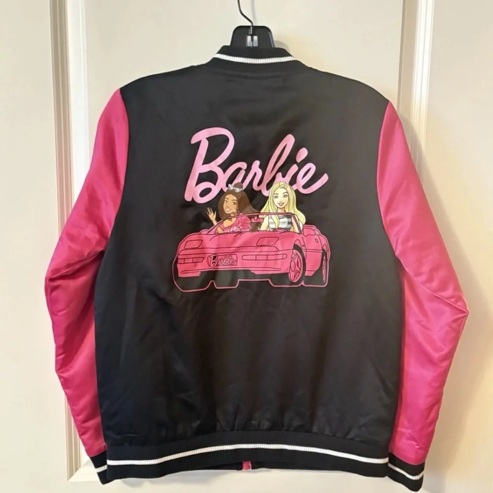 Barbie Kids Jacket - Black with Pink Accents - Picture 3 of 3